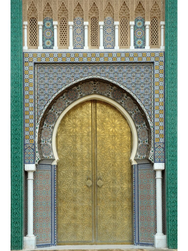 Arabian teak wooden door design