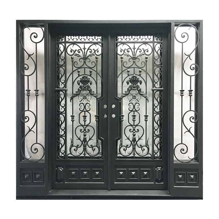 Safety door grill design of iron