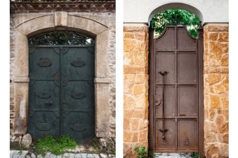 double door iron gate design