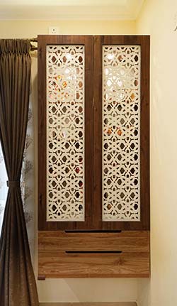 double door wooden jali door design