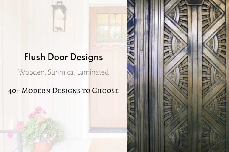 Modern Sunmica door design