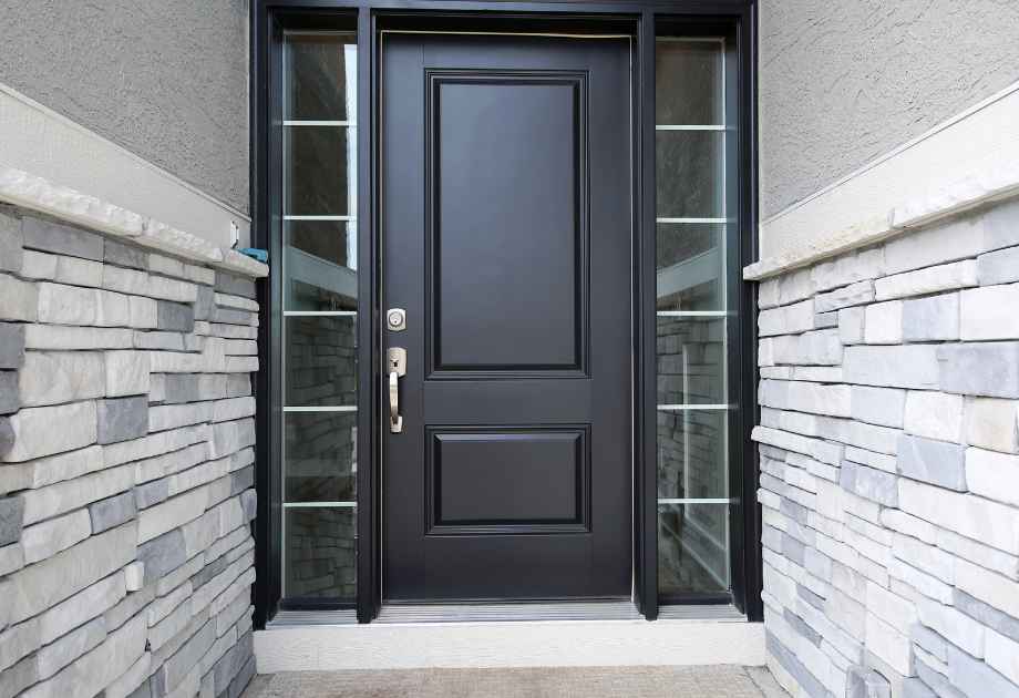 black sunmica door design